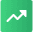 Growth chart icon